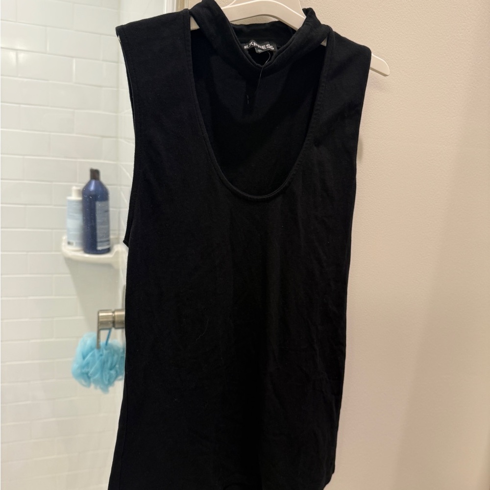 Express Black Muscle Tee